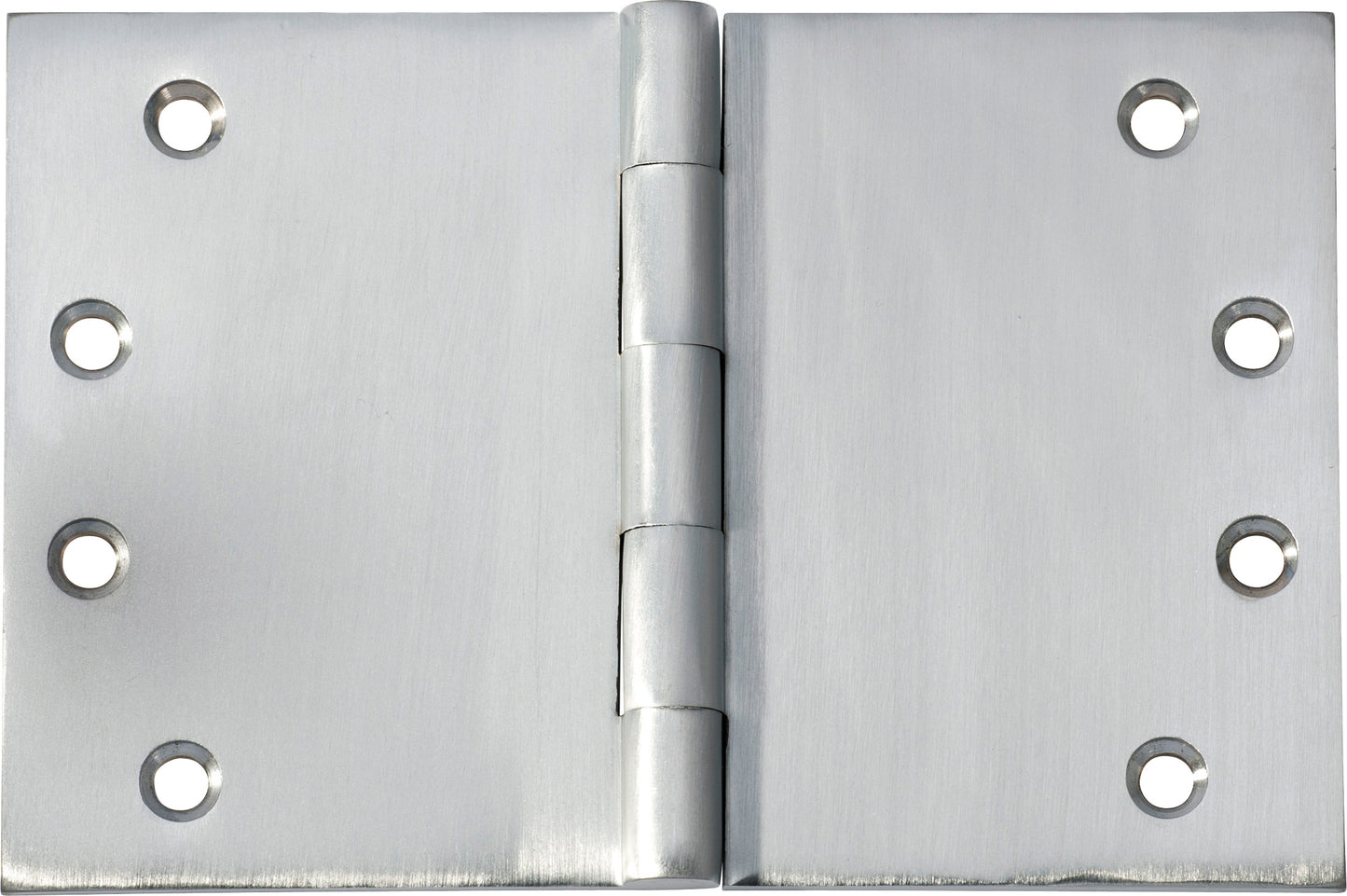 Hinge Broad Butt Satin Chrome H100xW150xT4mm