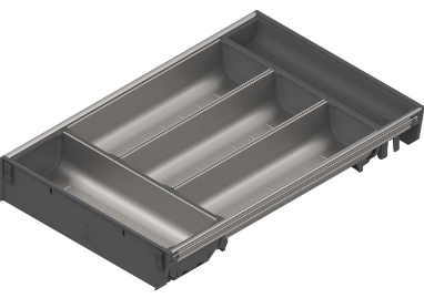 BLUM ORGA-LINE Cutlery Insert M heightt 98.50mm,width 280mm x length 450-550mm ( 3 sizes ) NL  ( Includes 3 medium & 3 small trays)