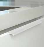 Mardeco 4021 Estrada Kitchen Cabinet Handle Finish White - Overall Sizes Available In 4 Sizes : 60mm ,120mm ,240mm ,400mm