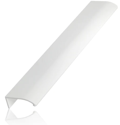Mardeco 4021 Estrada Kitchen Cabinet Handle Finish White - Overall Sizes Available In 4 Sizes : 60mm ,120mm ,240mm ,400mm