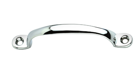 Jaeco Single Hole Drawer Pull Handles 110mm ctrs In 3 Colours : Black ,Chrome ,Satin Nickel