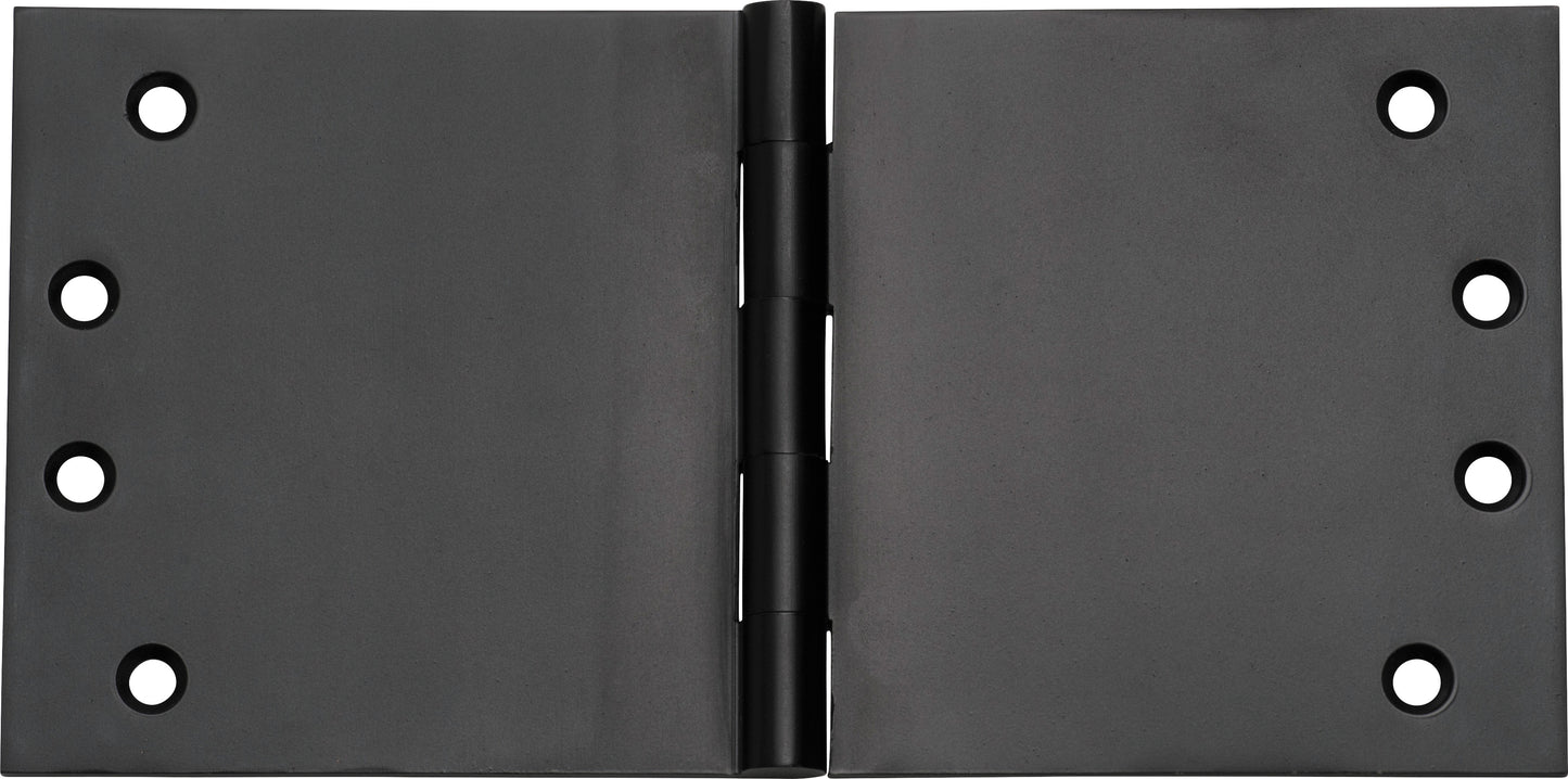 Hinge Broad Butt Matt Black H100xW200xT4mm