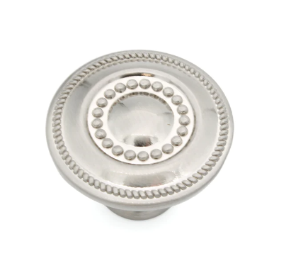 ELITE AINSLEY KNOB HEIGHT 30 x LENGTH 22MM x WIDTH 30MM - BRUSHED NICKEL & ANTIQUE PEWTER