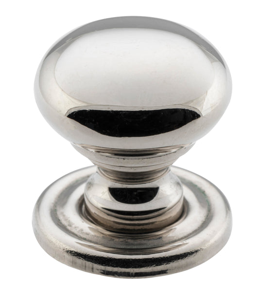 Cupboard Knob Classic Polished Nickel D19xP20mm
