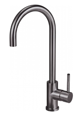 MERCER AURORA GOOSENECK MIXER IN 4 COLOURS - GUN METAL, BLACK. COPPER, BRASS.