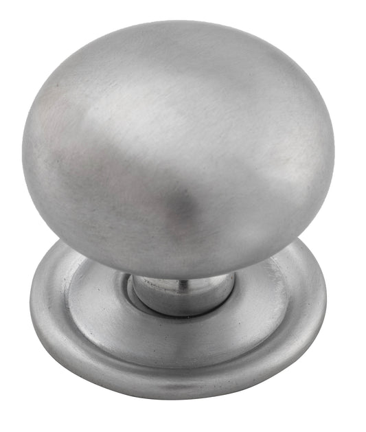 Cupboard Knob Classic Satin Chrome D38xP36mm