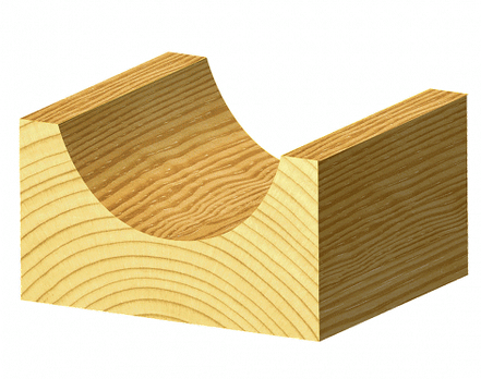 ECONOCUT CORE BOX BIT - ROUTER BIT 12.7mm & 19.0mm