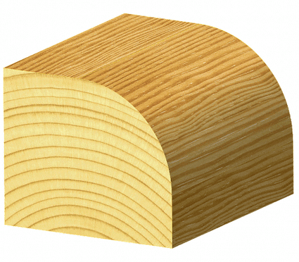 ECONOCUT ROUNDING OVER BIT - ROUTER BIT AVAILABLE IN 4 SIZE : 6.35mm, 7.9mm, 9.5mm, 12.7mm