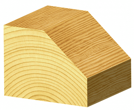 ECONOCUT CHAMFERING BIT - 45 ° ROUTER BIT