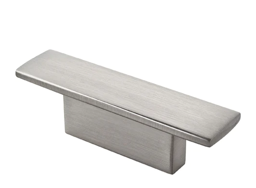 ELITE METRO RECTANGLE KNOB HOLE CENTRE 32MM ( LENGTH : 71MM x HEIGHT : 21MM x WIDTH : 18MM ) - CHROME PLATED ,BRUSHED NICKEL MATT & CHROME