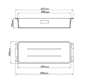 MERCER AC407 COLANDER STAINLESS STEEL