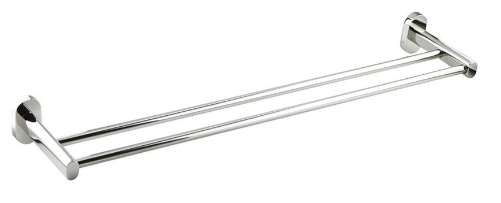 Jaeco Luca 600mm Towel Rail Single & Double Polished Stainless Steel