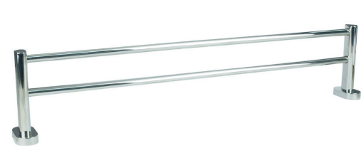 Jaeco Liscio Towel Rail 600mm Single & Double Polished Stainless Steel