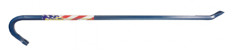 ESTWING- USA WRECKING BAR - AVAILABLE IN 5 SIZES : 300mm x 13mm, 450mm x 16mm, 600mm x 19mm, 750mm x 19mm, 900mm x 19mm