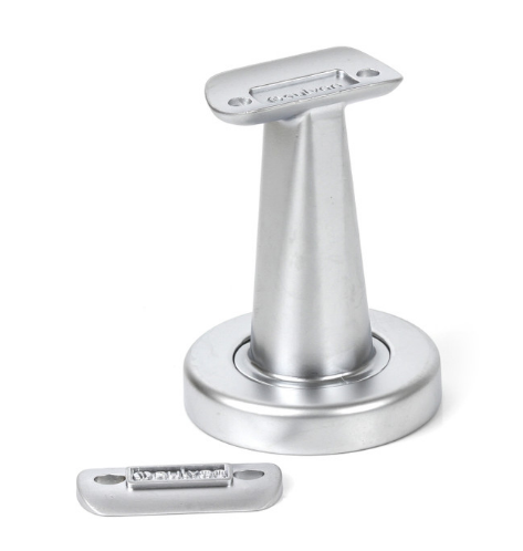 Sylvan Banister Round Style Bracket Upstand Available In 3 Colours : Chrome ,Satin Chrome & Satin Nickel