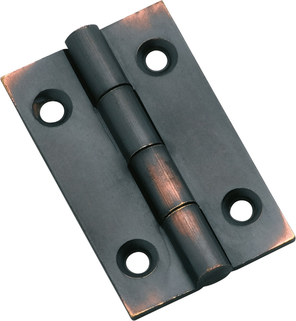 Cabinet Hinge Fixed Pin Antique Copper H38xW22mm