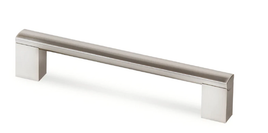 ELITE GIORGIO FLAT CROSS BAR HANDLE HOLE CENTRE AVAILABLE IN 7 SIZES : 128MM ,160MM ,224MM ,288MM ,448MM ,544MM ,650MM BRUSHED NICKEL