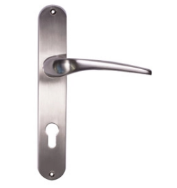 Sylvan Murano Euro Key on Long Plate Key Spacing 48mm & 85mm Satin Nickel