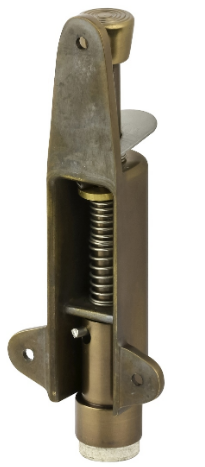Drake & Wrigley 1560 Foot Operated Spring Door Holder In 5 Colours : Black ,Chrome ,Florentine Bronze ,Brass Plate ,Satin Chrome Plate