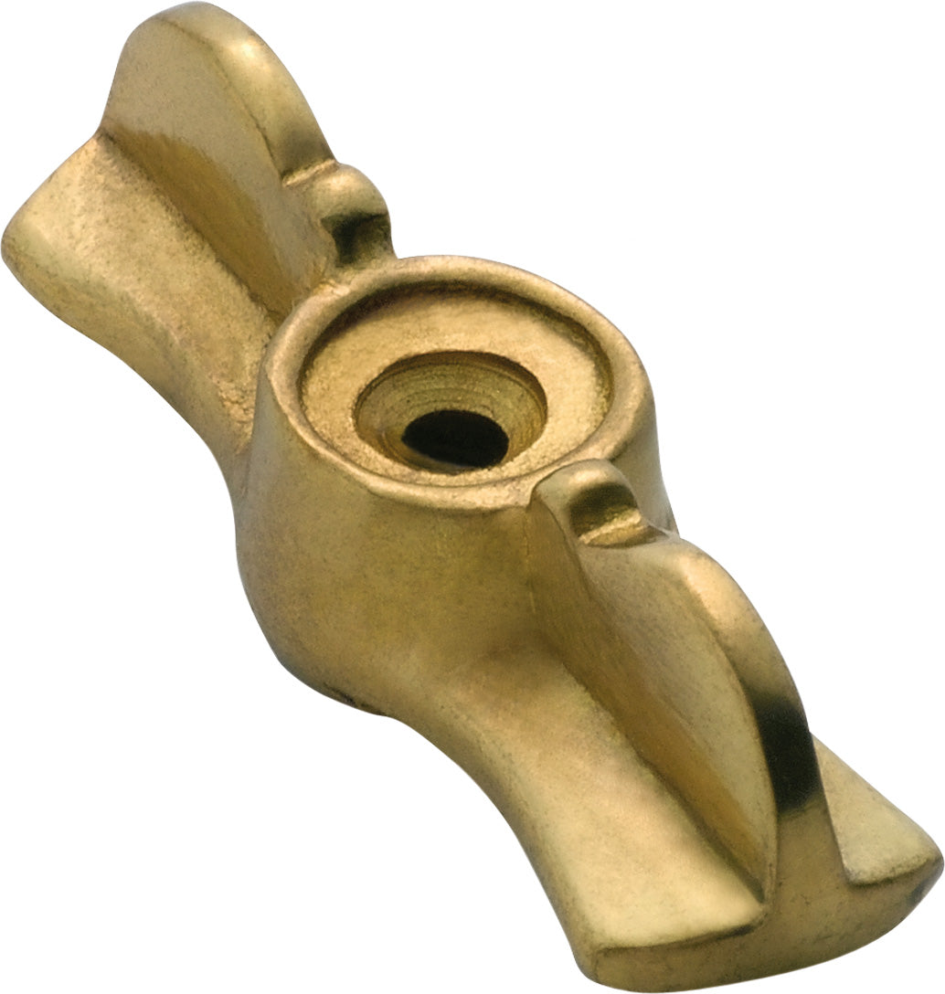 Cupboard Catch Butterfly Polished Brass L45mm