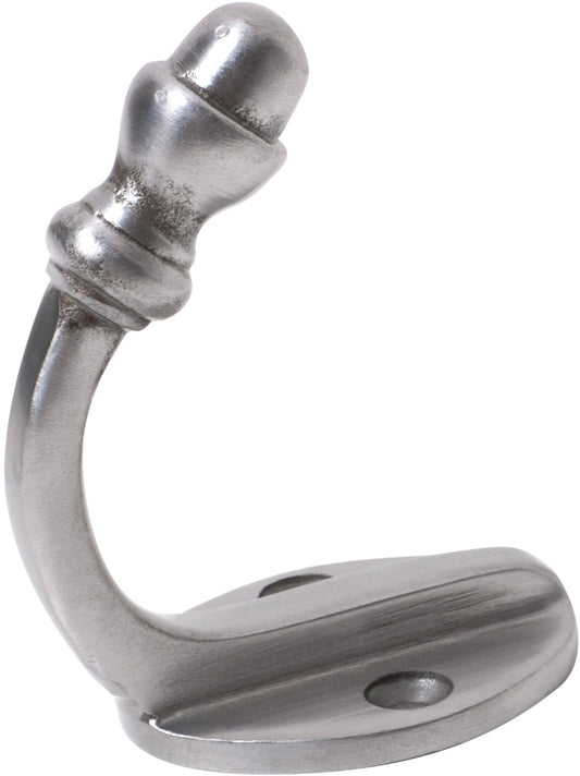 Robe Hook Acorn Iron Polished Metal H45xP70mm