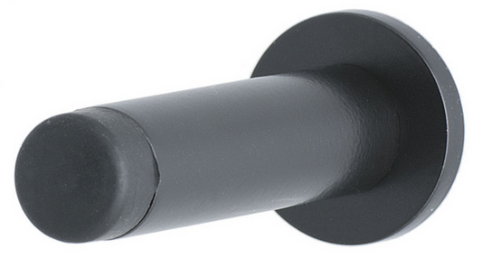 MILES NELSON DOOR STOP 85MM CONCEALED FIX IN 2 COLOURS : MATT ,MATT BLOCK