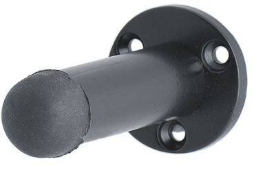 MILES NELSON DOOR STOP WALL MOUNT IN 3 COLOURS : CHROME PLATE ,MATT BLACK ,SATIN CHROME