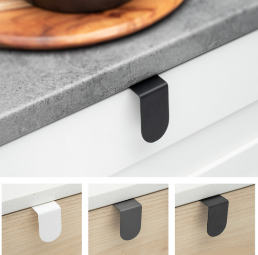 Kethy Edge Pull 32mm O/A mm 16mm C to C Available In 4 Colours :Graphite Powder Coat #3,Black Powder Coat Matt#8,Stainless Steel,White Powder Coat #3