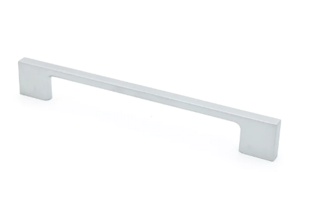 ELITE KARA SLIM SQUARE HANDLE HOLE CENTRE AVAILABLE IN 5 SIZES : 96MM ,128MM ,160MM ,256MM ,320MM - MATT CHROME