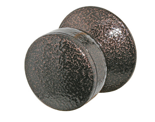 Sylvan Passage Knob LS76 Display Pack - Hammered bronze & White