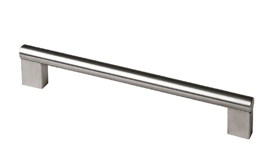 ELITE GABI CROSS BAR HANDLE WIDTH 16MM, HOLE CENTRE AVAILABLE IN 6 SIZES : 128MM ,160MM ,224MM ,288MM ,448MM ,544MM - BRUSHED NICKEL
