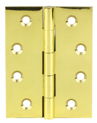 Drake & Wrigley 4506FP Butt Hinge 6 Counter Sunk Holes Fixed Pin In 6 Colours : Chrome ,Florentine Bronze ,Brass ,Satin Chrome ,Satin Nickle Plate ,Stainless Steel
