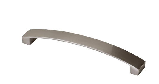 ELITE CONTEMPORARY BOW HANDLE HOLE CENTRE AVAILABLE IN 3 SIZES : 128MM ,160MM ,224MM - MATT CHROME