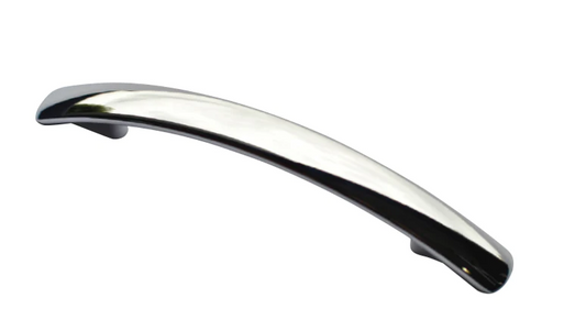 ELITE DESIGNER BOW HANDLE HOLE CENTRE 96MM ( LENGTH : 138mm x HEIGHT : 24mm x WIDTH : 15mm ) - CHROME PLATED & MATT CHROME