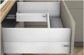Blum Tandembox Antaro TIP-ON  BLUMOTION Kitset Height D 227mm x 500-550 (length 2 Options ) 30kg  Silk White