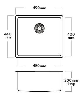 MERCER PRESSATO PR120 SINGLE BOWL