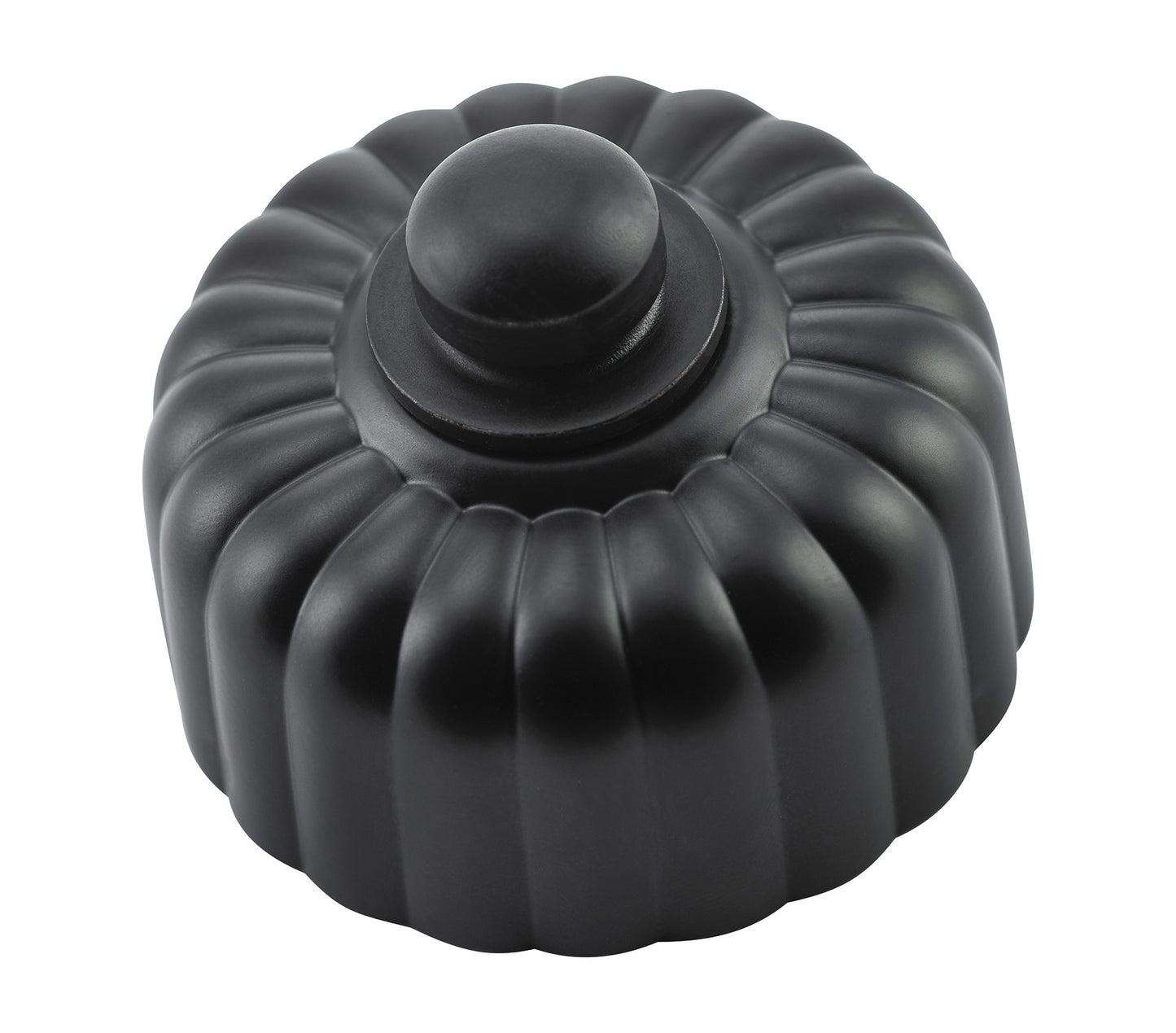 Dimmer Fluted Matt Black D55xP40mm