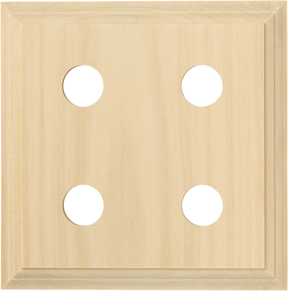 Switch Socket Block Classic Quad Pine H155xL155mm