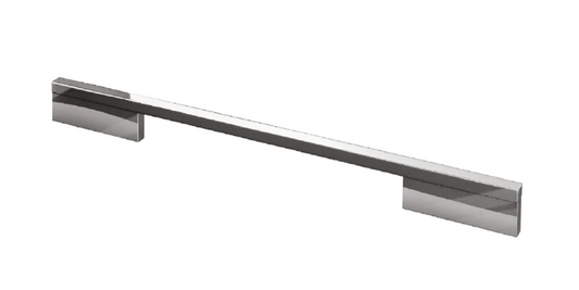 ELITE DESIGNER SLIM SQUARE HANDLE HOLE CENTRE AVAILABLE IN 3 SIZES : 160MM ,256MM ,384MM CHROME PLATED