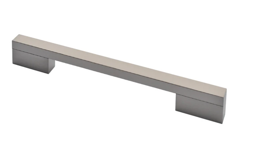 ELITE MODULAR HANDLE HOLE CENTRE AVAILABLE IN 6 SIZES : 160MM ,224MM ,256MM ,320MM ,448MM ,650MM BRUSHED NICKEL MATT
