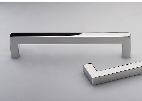 Kethy Astti Stainless D Handle 12.7 Square Polished Stainless Steel Handle C to C Available In 5 Sizes : 108mm x 96mm ,140mm x 128mm ,172mm x 160mm ,204mm x 192mm ,236mm x 224mm