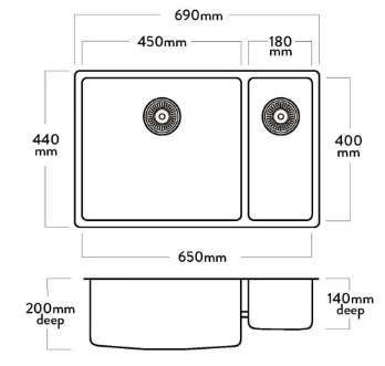MERCER PRESSATO PR220R BOWL 1 & 1/4 SMALL BOWL RIGHT/LEFT