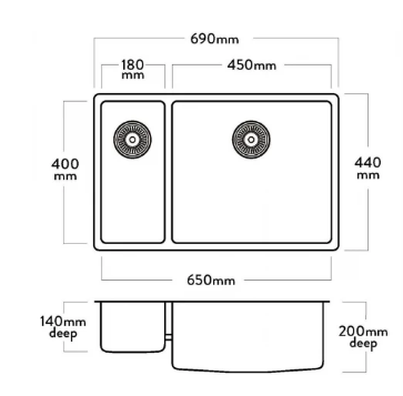 MERCER PRESSATO PR220R BOWL 1 & 1/4 SMALL BOWL RIGHT/LEFT