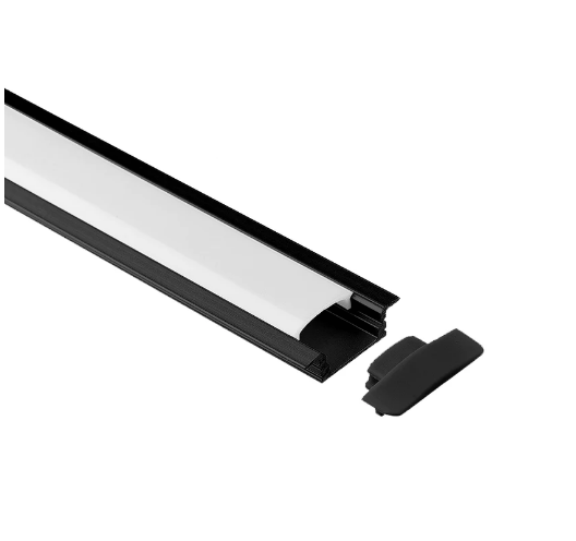 ELITE END CAPS IN SATIN BLACK