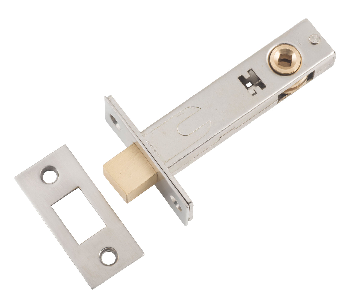 Privacy Bolt Satin Nickel Backset 70mm