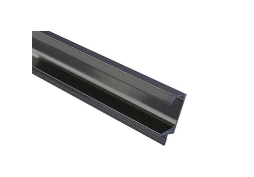 ELITE NOVARA G PROFILE 18MM ( LENGTH : 3MTR ,HEIGHT : 35mm ,WIDTH : 18mm ) AVAILABLE IN 4 COLOURS : MATT CHROME ,SATIN BLACK ,MIRROR NICKEL ,RAW ALUMINIUM