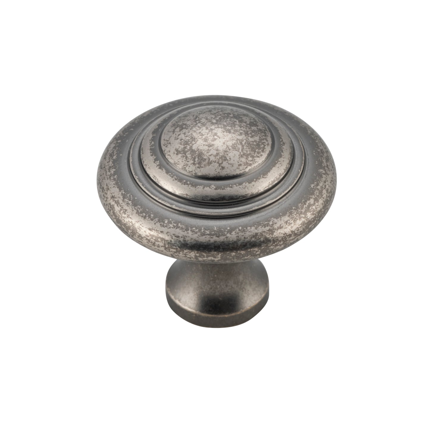 Cupboard Knob Domed Rumbled Nickel D32xP29mm