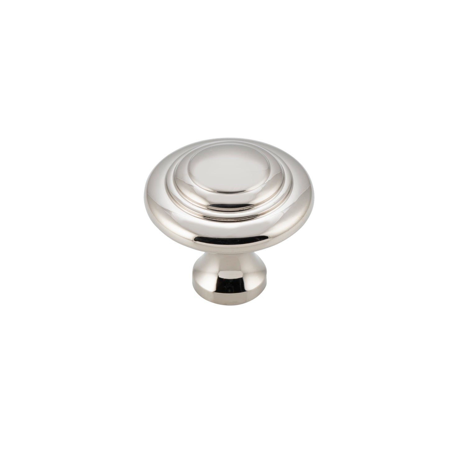 Cupboard Knob Domed Polished Nickel D25xP24mm