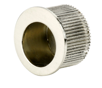 Sylvan Sliding Door Finger Pull - Satin Nickel Finish