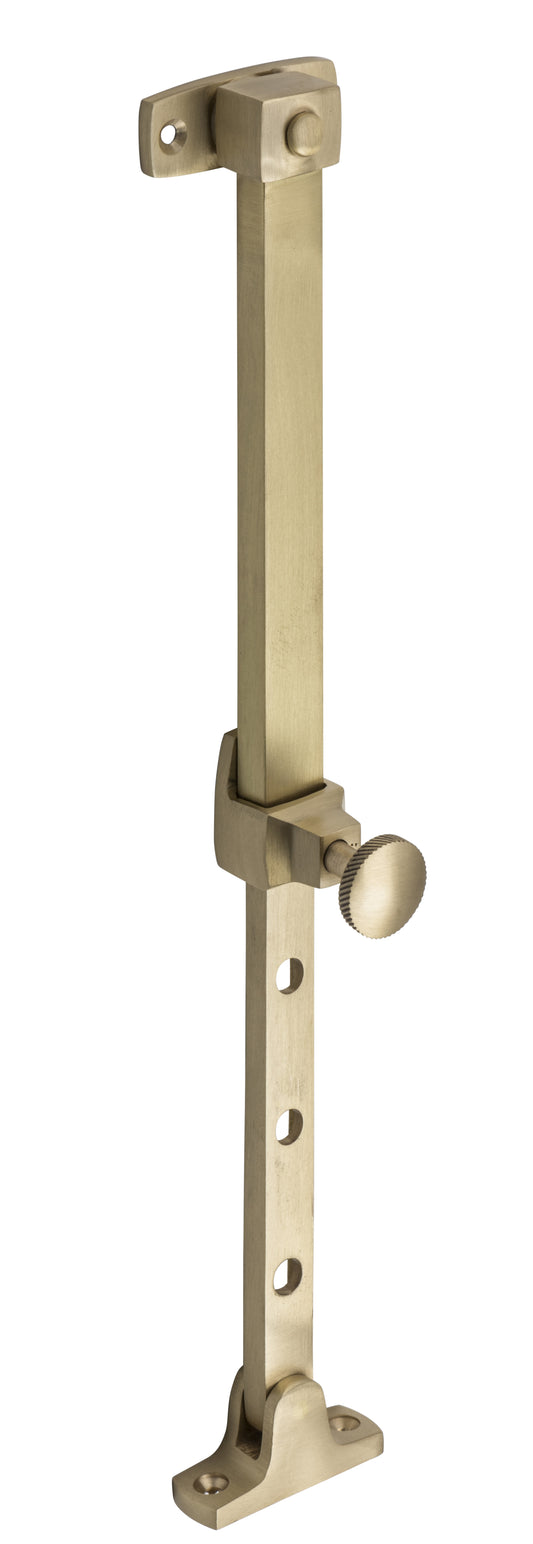 Casement Stay Telescopic Pin Satin Brass L200-295mm